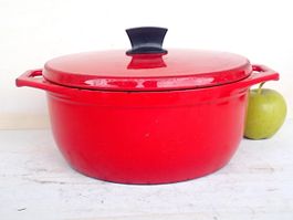 Von Roll Bräter Gusseisen Pfanne Vintage Topf Küche Kochen