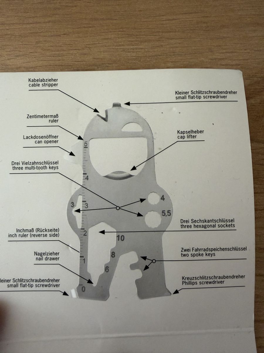 Tous les outils: Nobilia Tool multifunction tool neu – Neuf avec emballage d'origine à Bülach par sportslab02 6