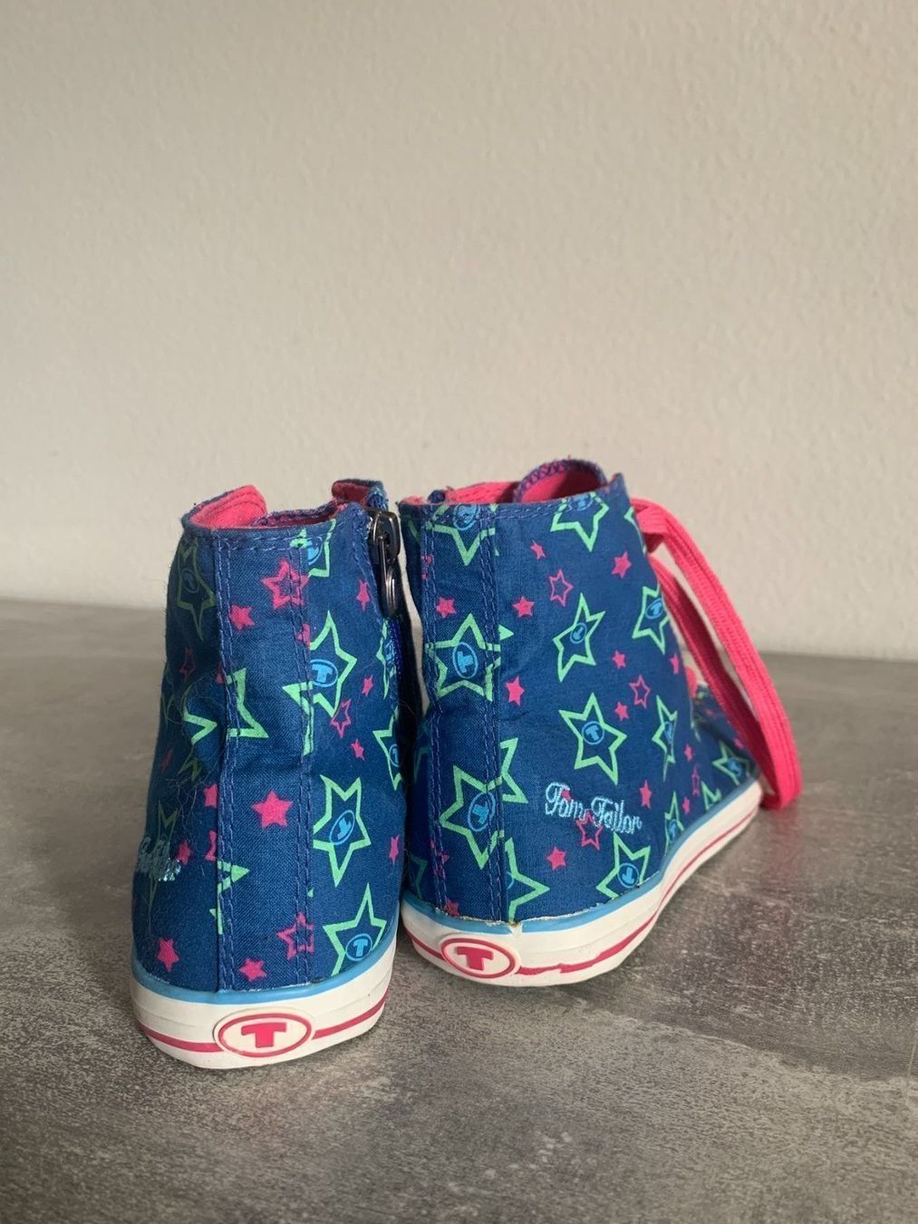 Tom Tailor Scarpe da donna: Tom Tailor Sneaker Gr. 37 blau/pink – Usato da Zürich venduto da chi82 2