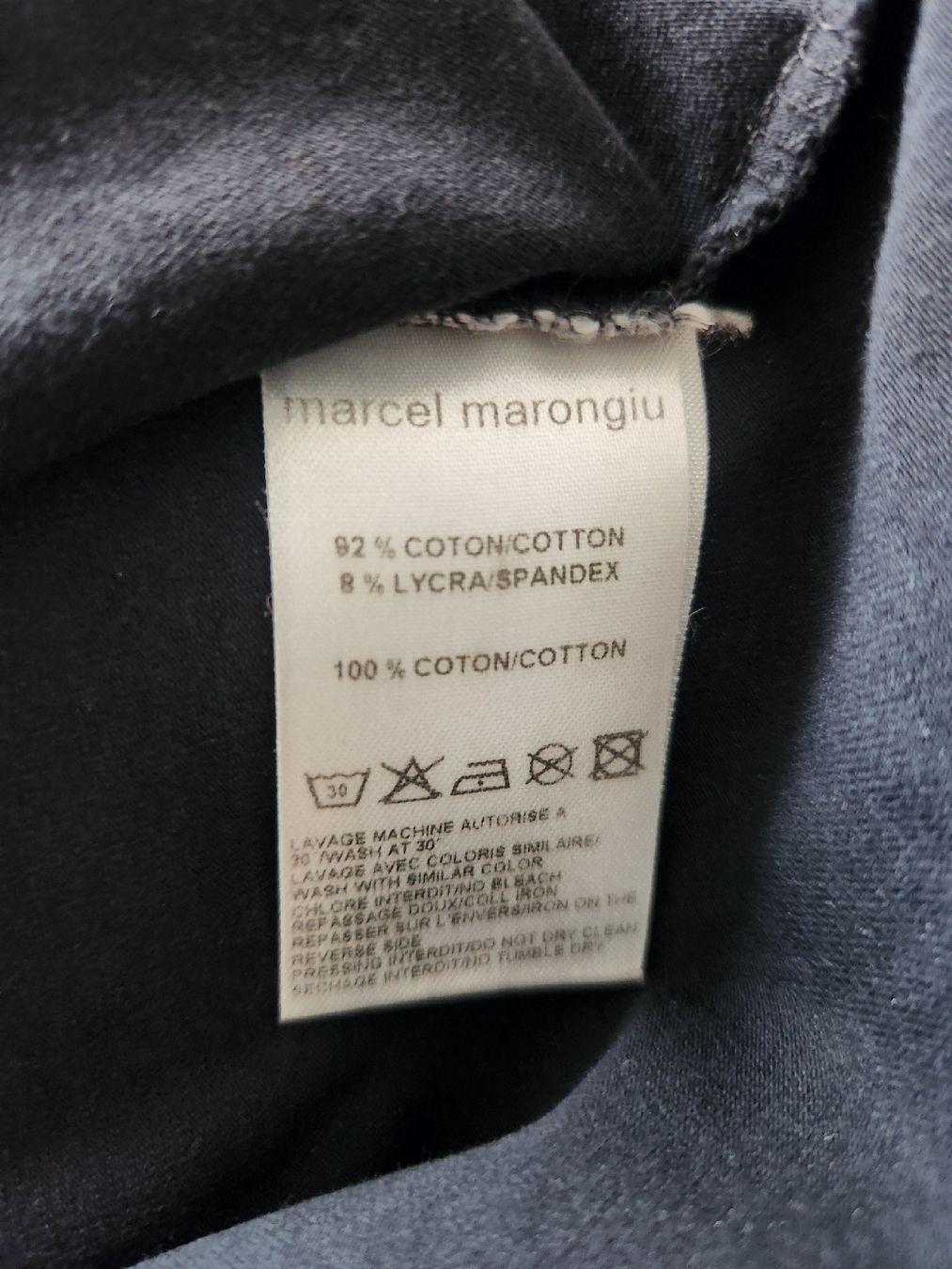 T-Shirts: Marcel Marongiu débardeur en coton noir. – Gebraucht aus Lausanne von man_rw9q 5