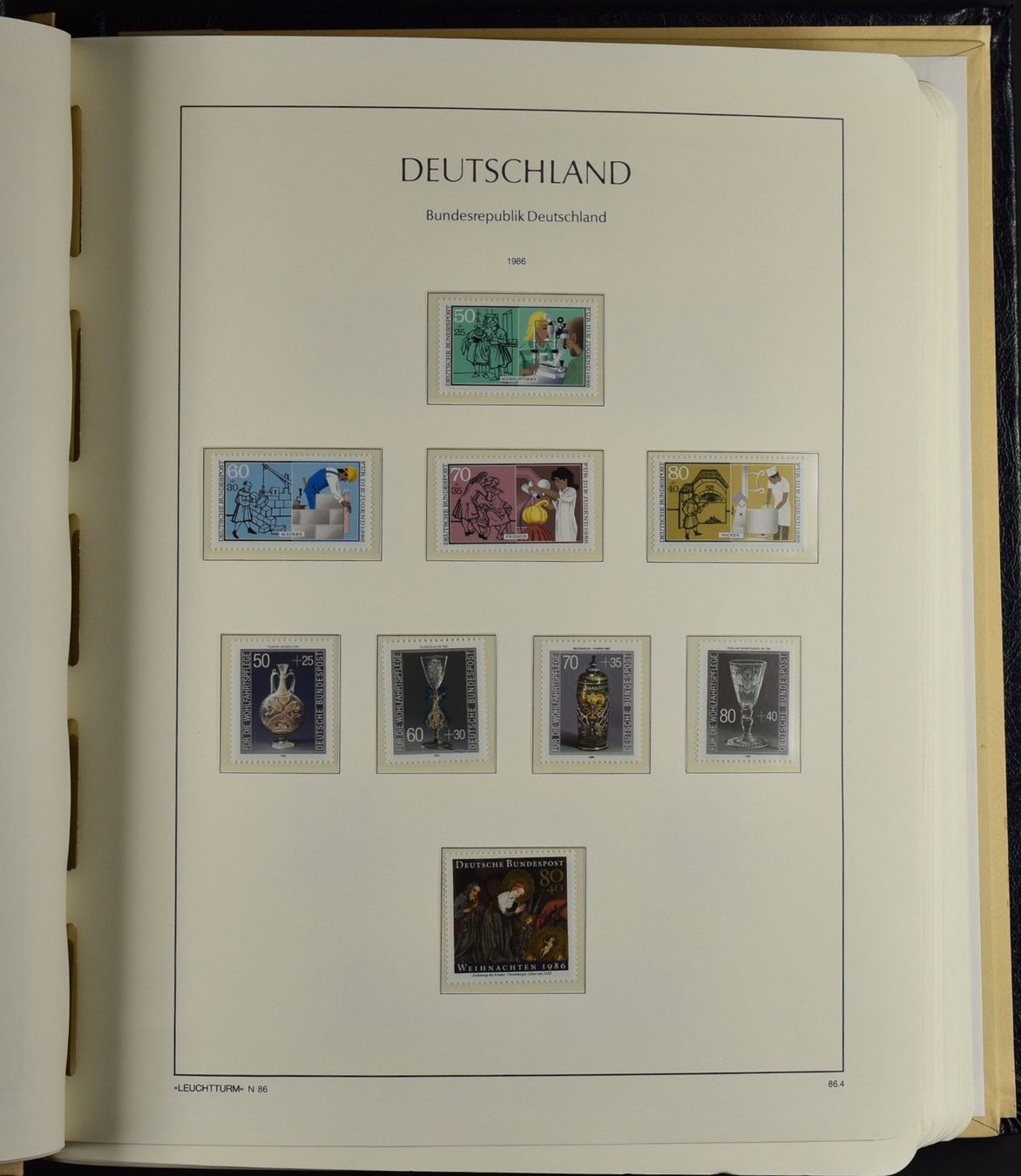 Alle Briefmarken: SAMMLUNG BUNDESREPUBLIK ca. 1981-98 KOMPLETT, POSTFRISCH! – Gebraucht aus Wetzikon ZH von Philimpex 6