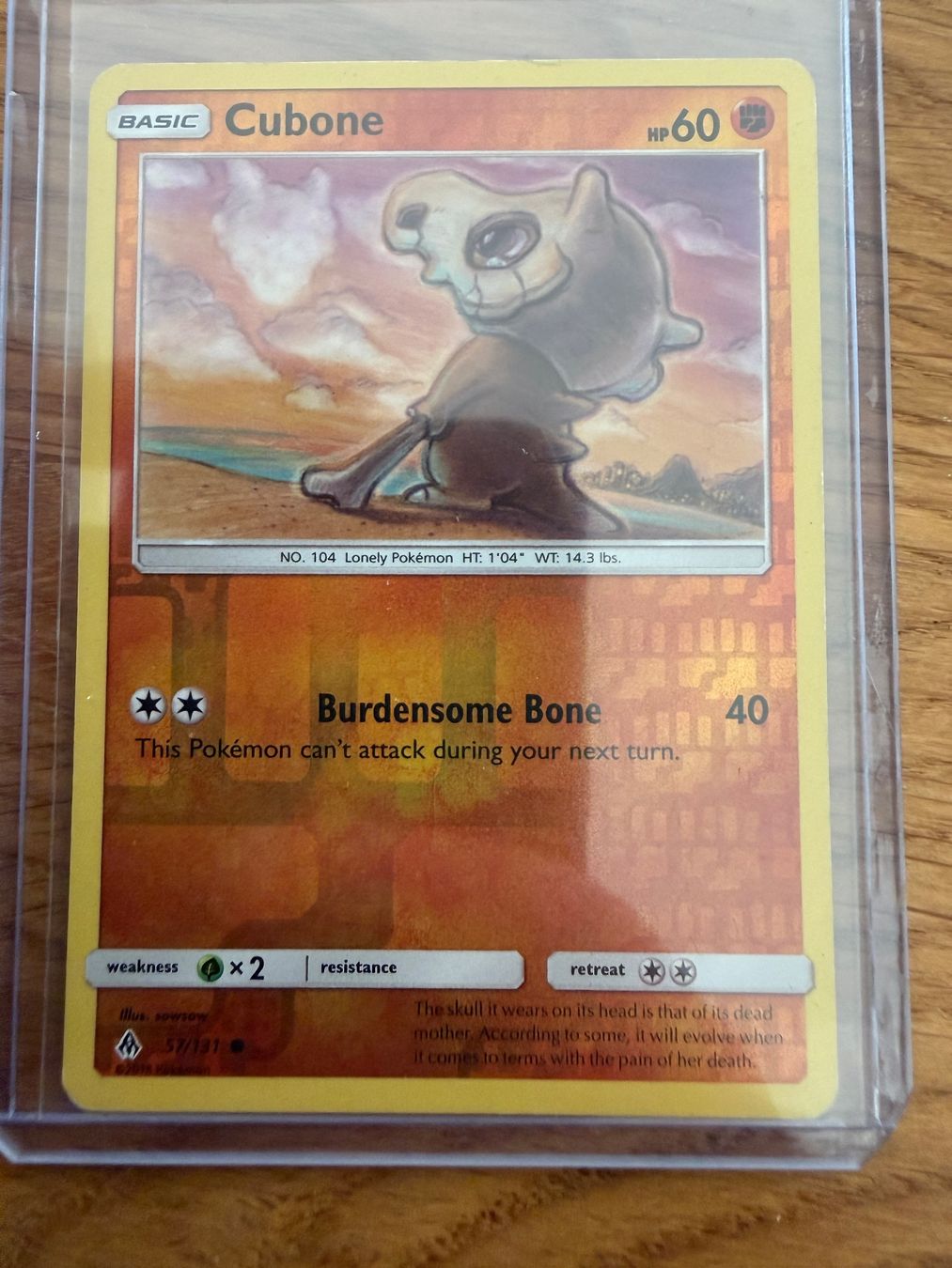 Pokémon Carte collezionabili: Cubone 57/131 – Usato da Amriswil venduto da sim_nlb6