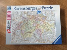 Ravensburger Schweizerkarte Puzzle 1000 Teile
