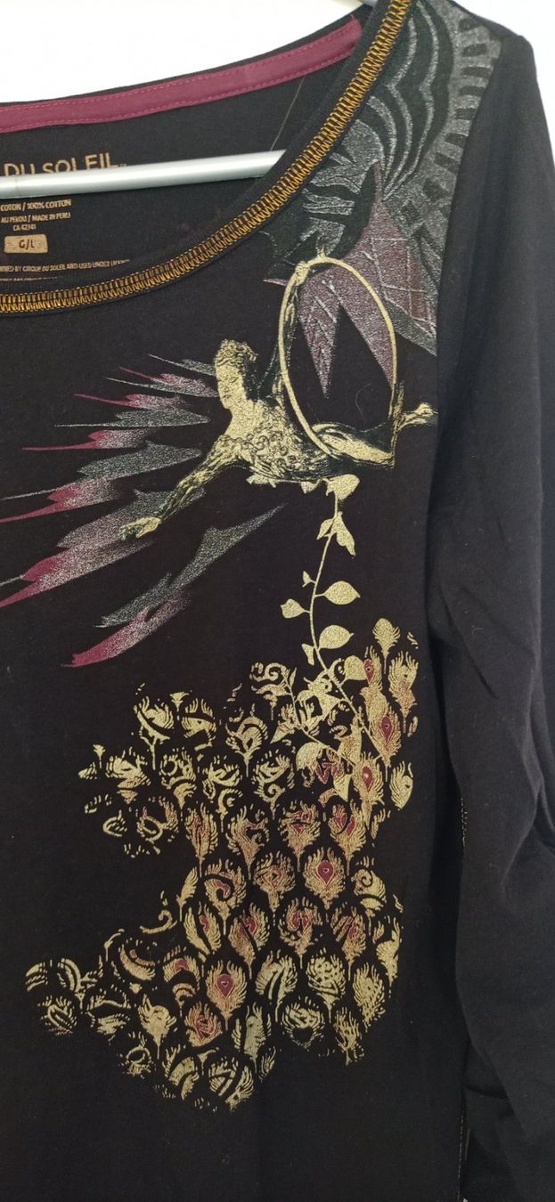 T-shirt: Shirt, schwarz gold Cirque du Soleil – Nuovo (secondo la descrizione) da Bremgarten venduto da gernekaufen1969 7
