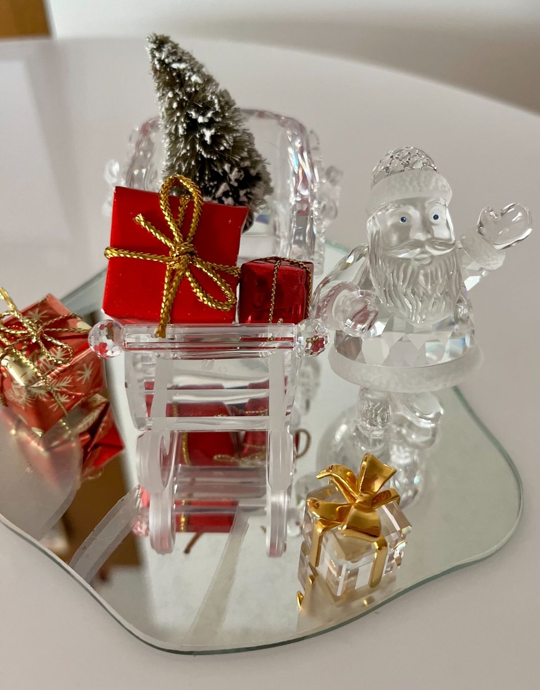 Swarovski Tutte le decorazioni: Swarovski vintage Weihnachtsmann mit Schlitten – Usato da ST. GALLENKAPPEL venduto da EliB 6