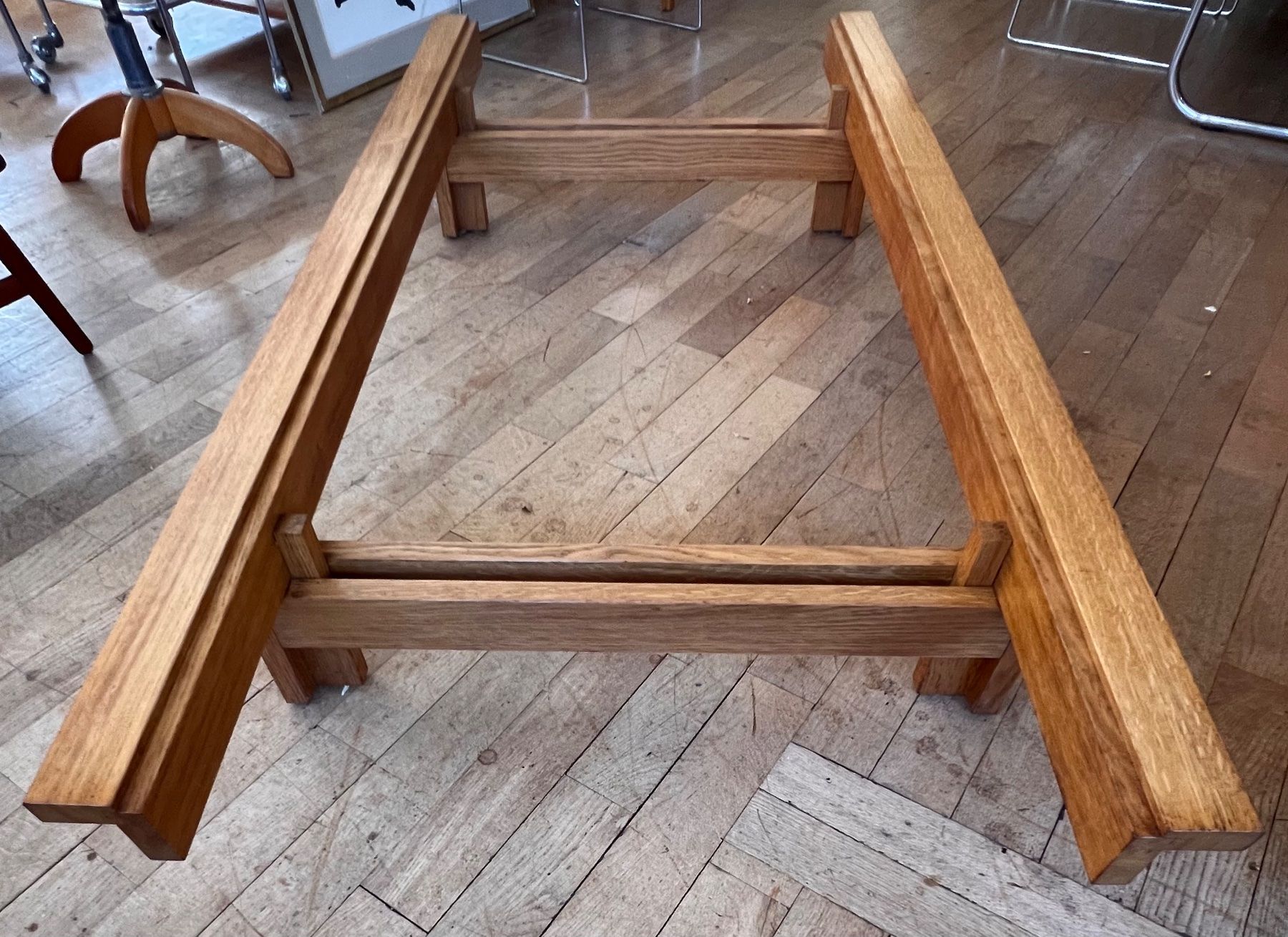 Sedie a sdraio: Werner Blaser Daybed, Mid-Century Designklassiker, Eiche – Usato da Tecknau venduto da salzberg.ch 6