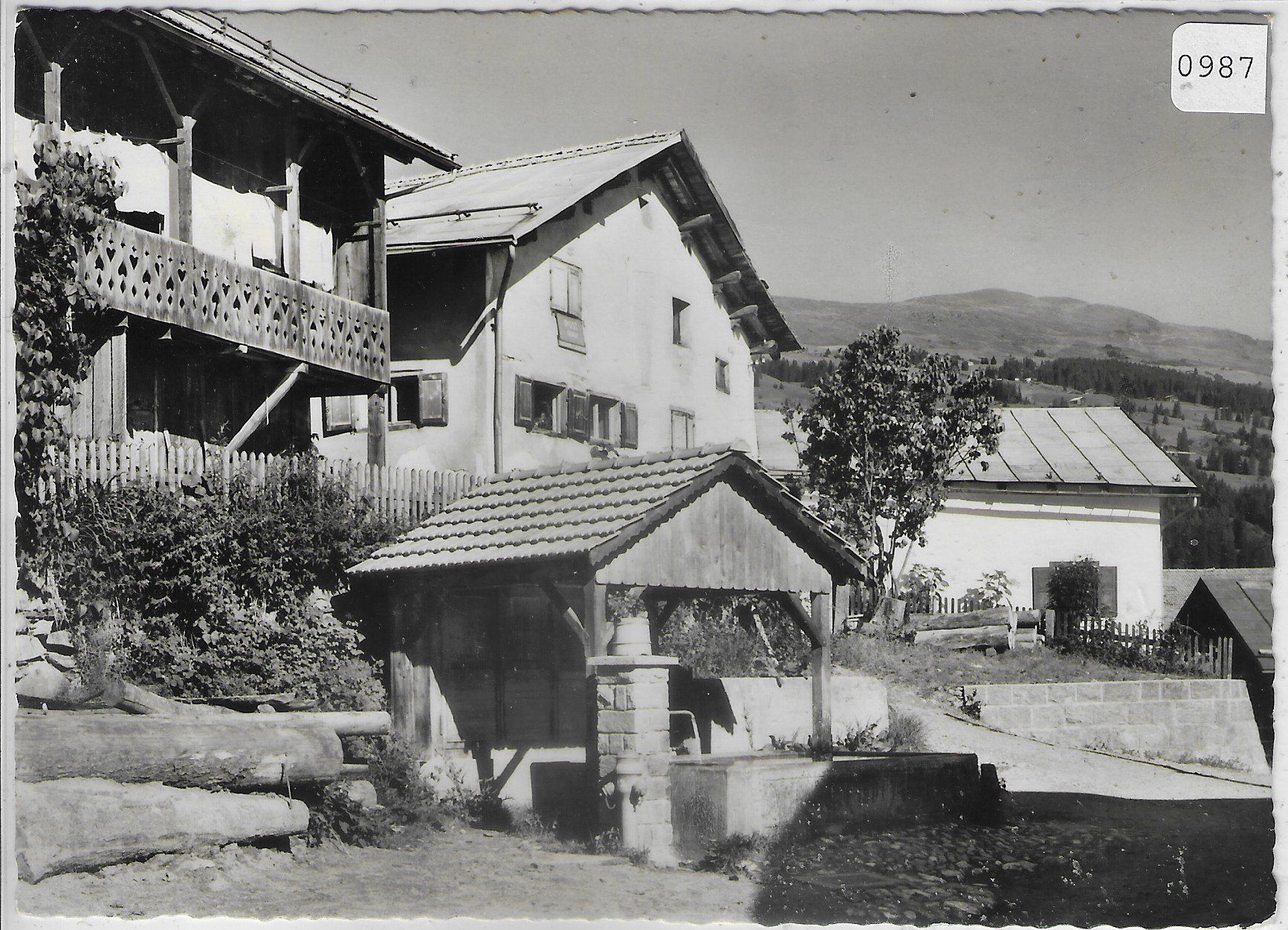 Ansichtskarten: Flerden am Heinzenberg - Postplatz – Gebraucht aus Ettingen von Kartenplanet
