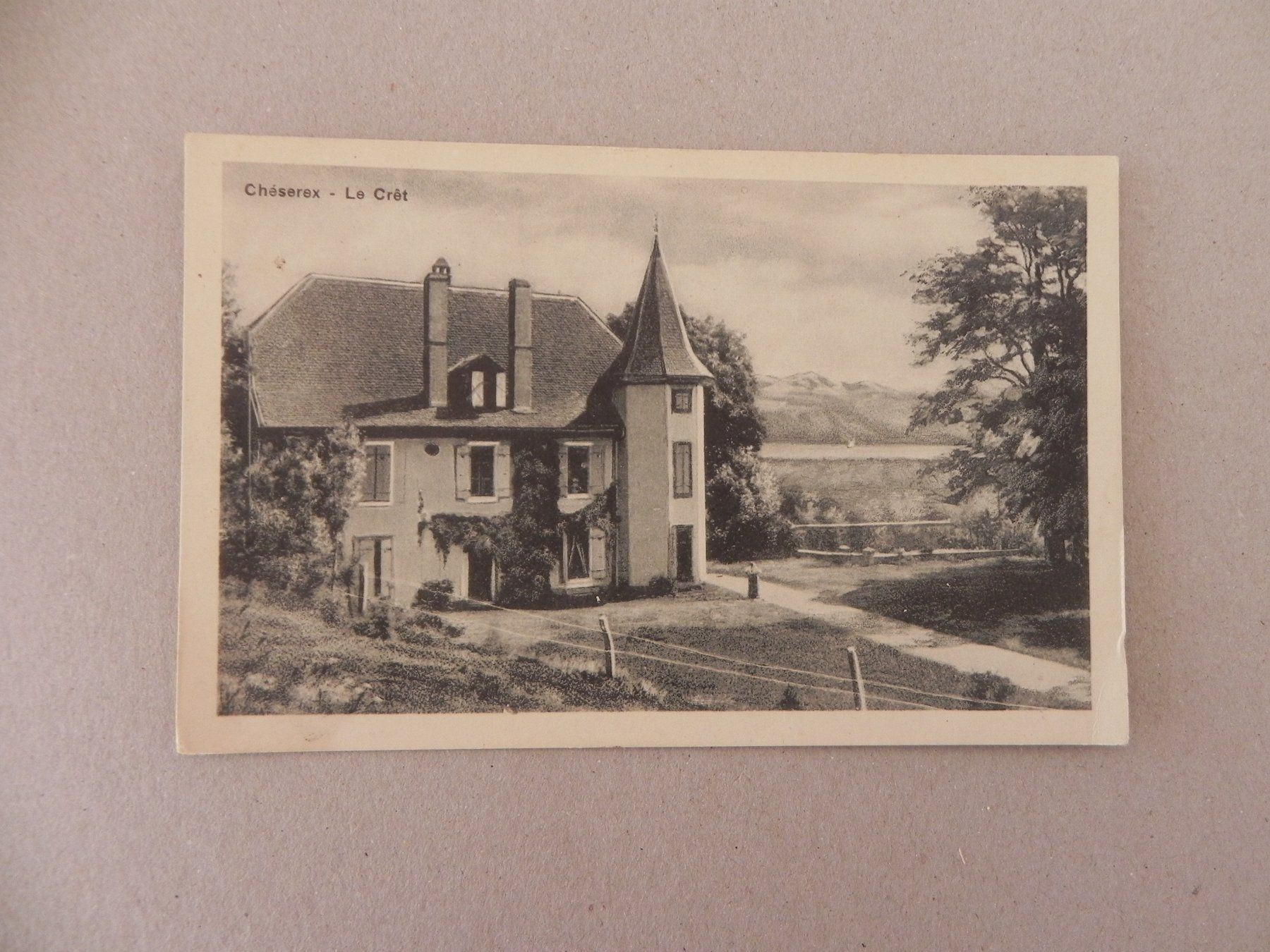 Cartoline postali: Carte Chéserex VD Le Cret ca. 1920 – Usato da Siebnen venduto da krimsie