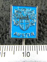 AUSTIN UK AUTO LOGO GEPRÄGT ANSTECKNADEL VINTAGE OLDI