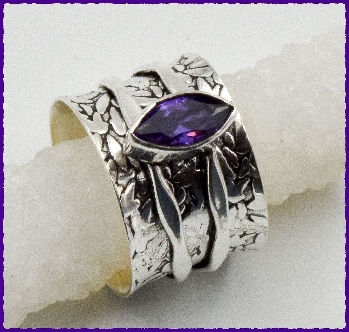 Anelli: ♛ Amethyst 925 Silberring – Nuovo e nell'imballaggio originale da Oberglatt ZH venduto da Hot-Spot 3