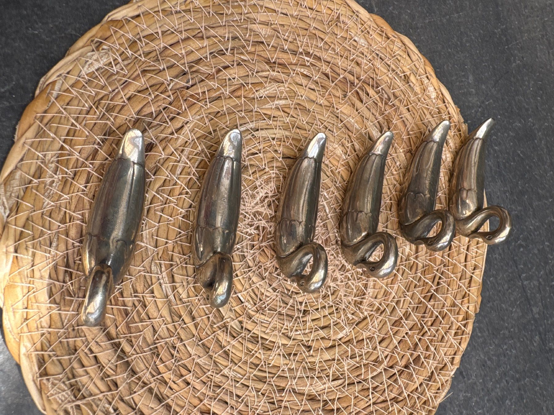 Tutte le decorazioni: Vintage Schwan Messerhalter, 6er Set, – Usato da Zufikon venduto da minuue 1