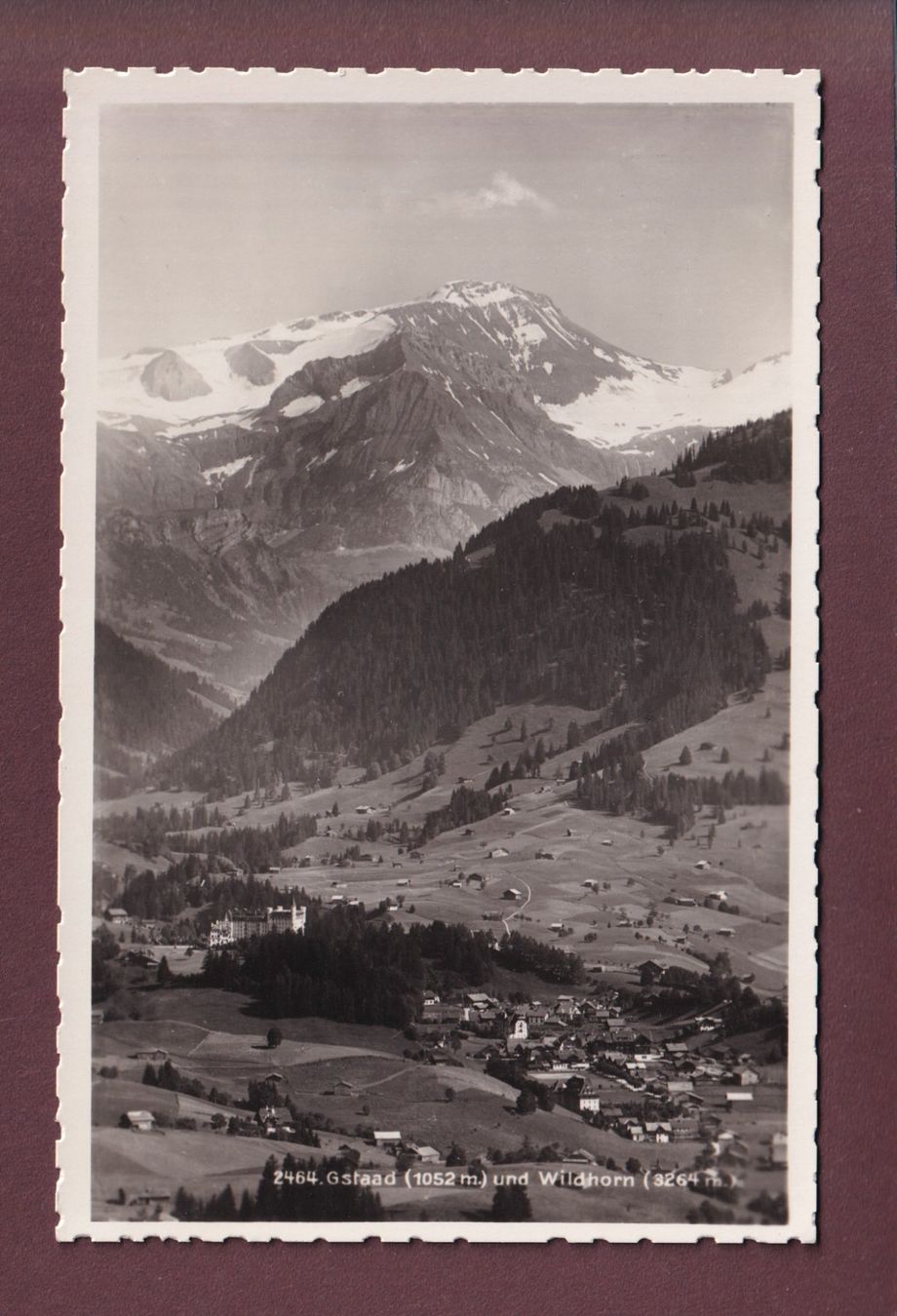 Cartoline postali: GSTAAD - Wildhorn – Usato da Pully venduto da nicecards