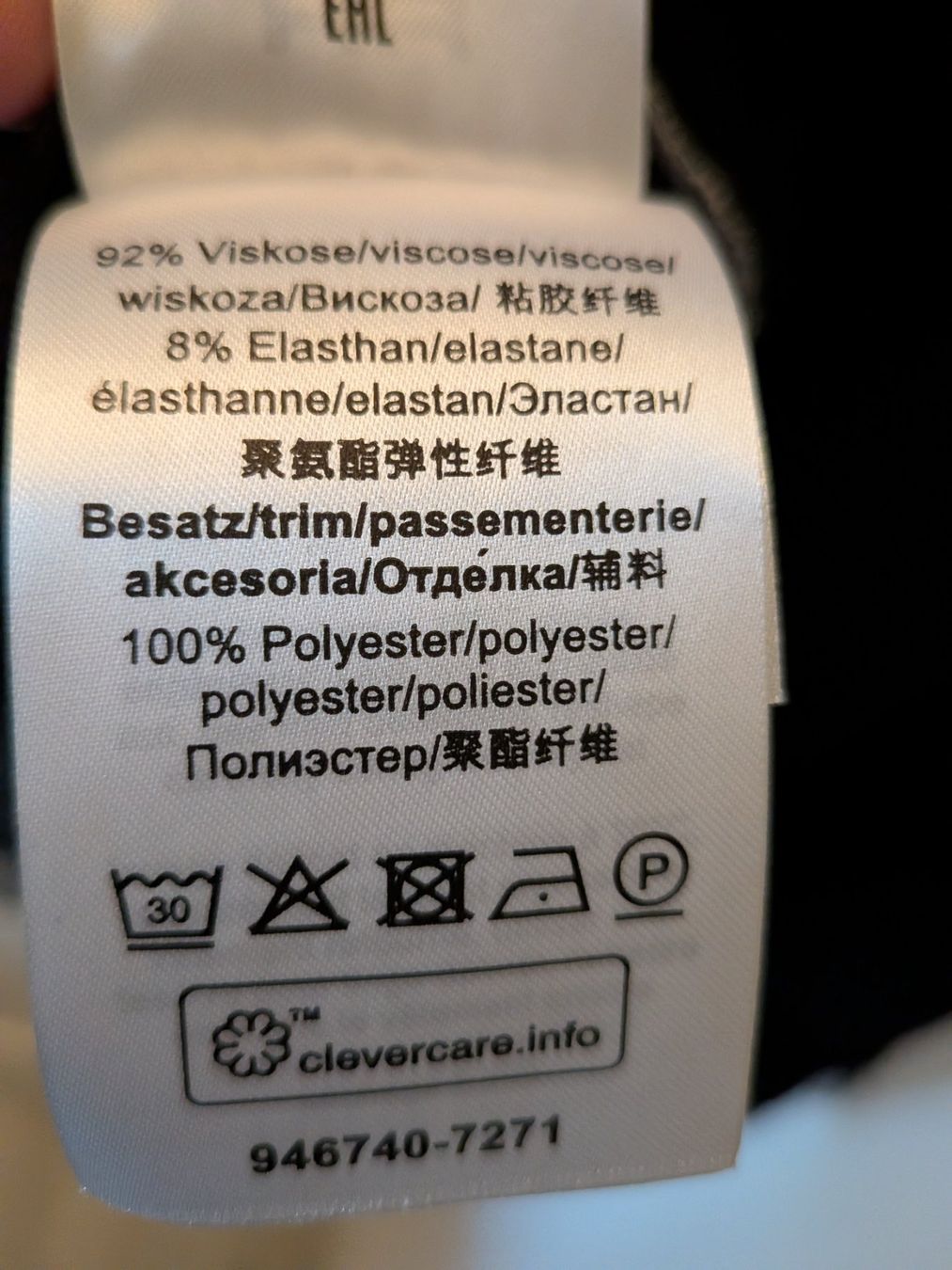 Riani Vestiti: Riani Kleid schwarz/weiss Gr. 40 – Usato da Emmen venduto da magelan 8