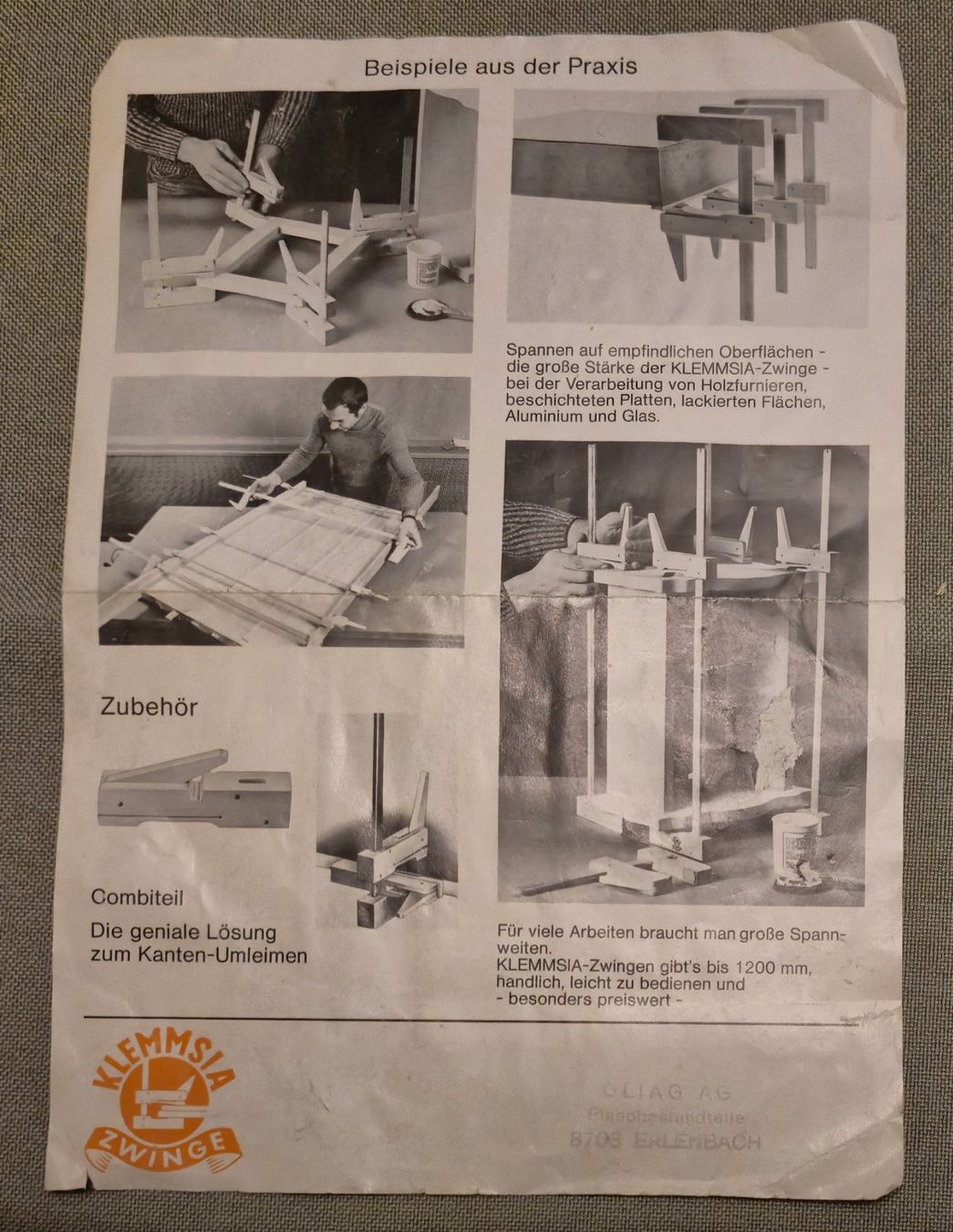 Alle Werkzeuge: Klemmzwingen mit HolzBacken – Gebraucht aus Jona von brackets 4
