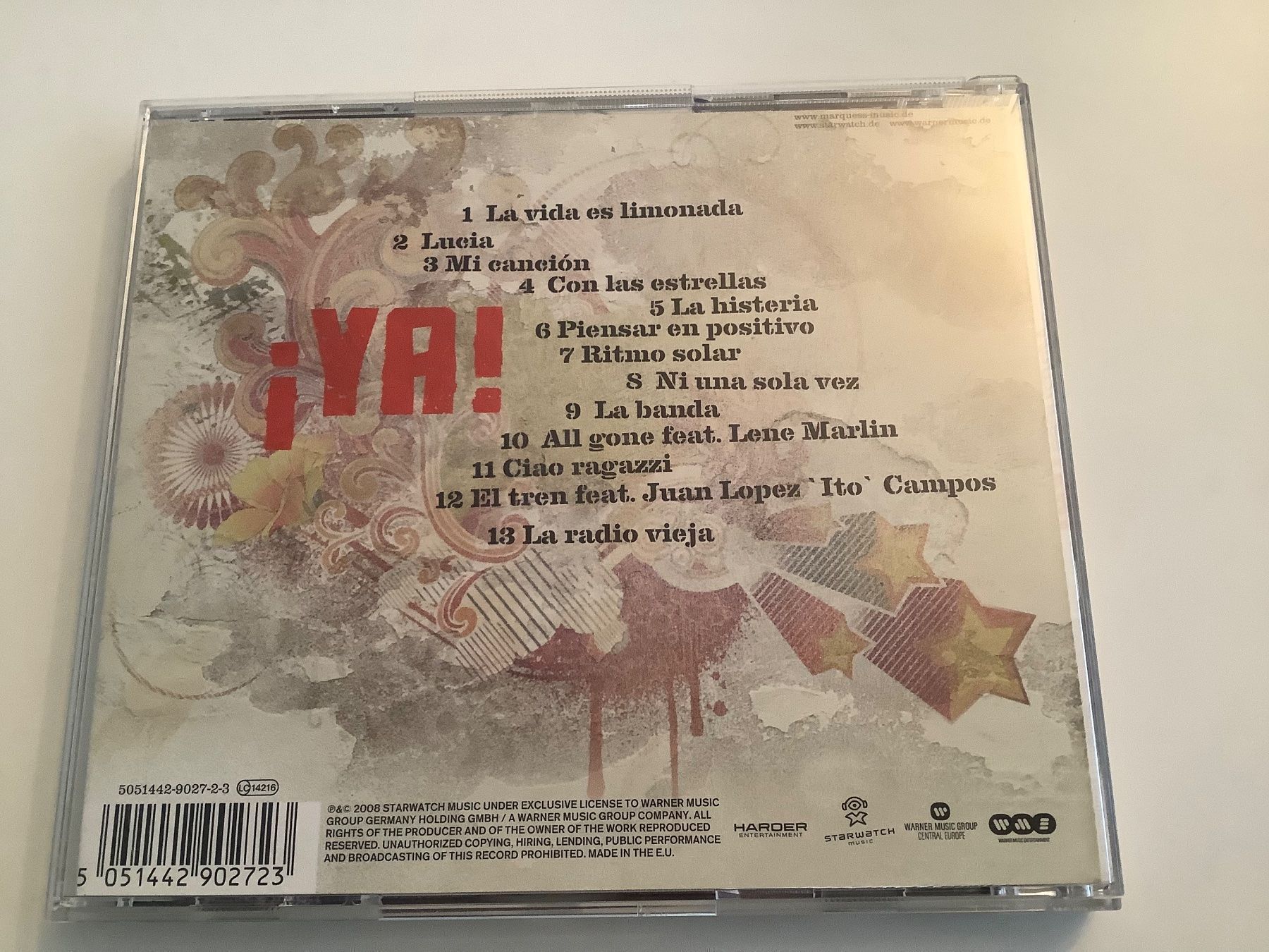 CD: Marquess / !YA / 2008 – Usato da Dübendorf venduto da Shreck 1