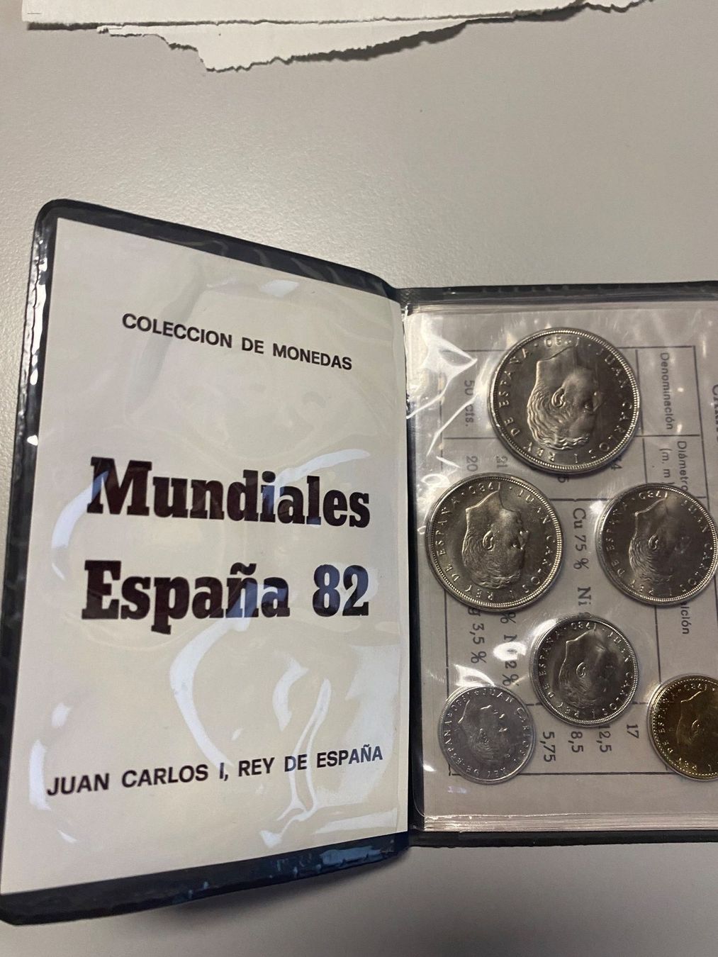 Tutti le monete: Münzsatz Spanien 1982 – Usato da Dietlikon venduto da Raffels 1