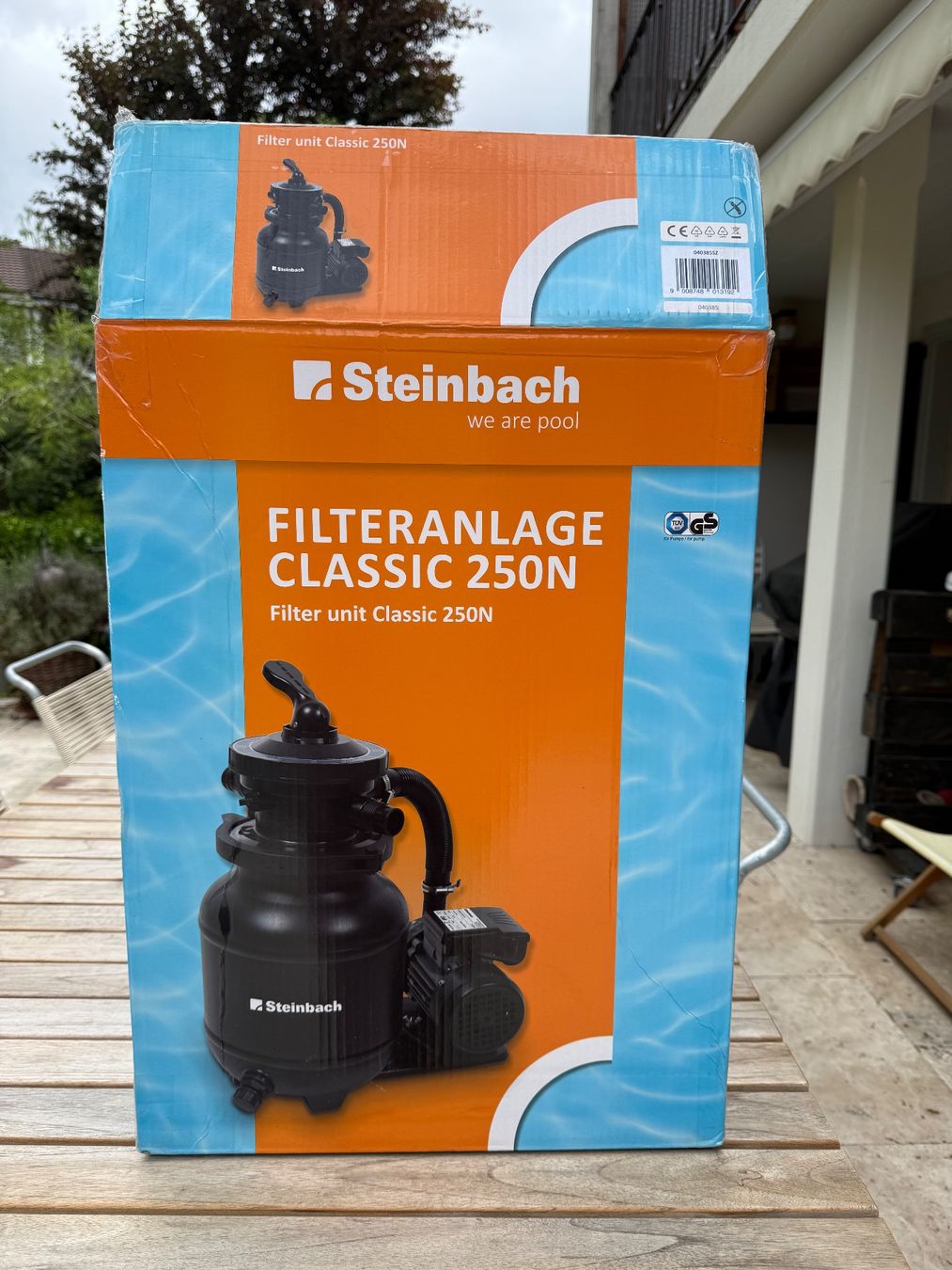 Accessori per Piscine: Filterpumpe Pool Steinbach Classic 250N – Nuovo e nell'imballaggio originale da Basel venduto da schneider.bernet 3