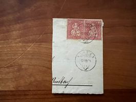 CH 1874 sitzende Helvetia  Kloten (V662)