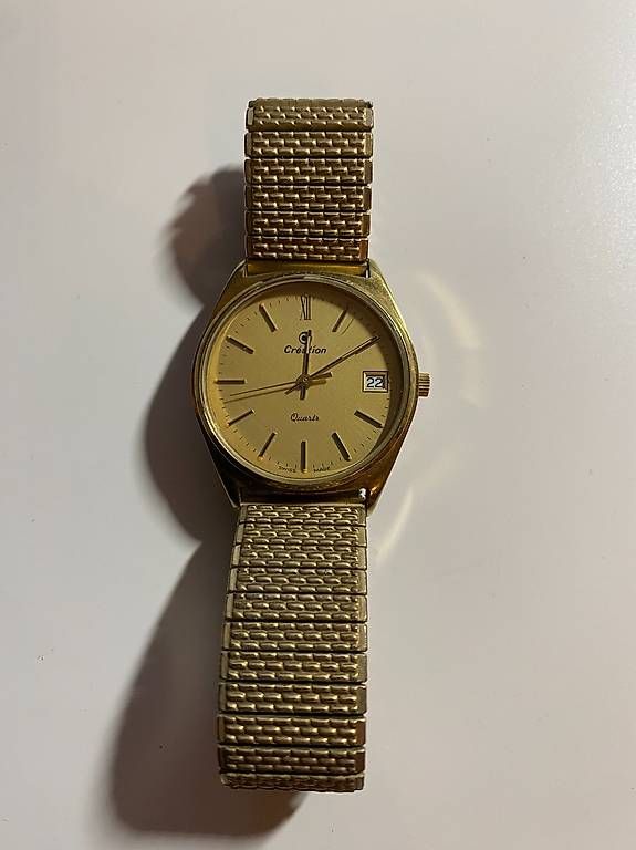 Uhren: Goldene Création Armbanduhr Quarta – Gebraucht aus Ittigen von mar_9fd6