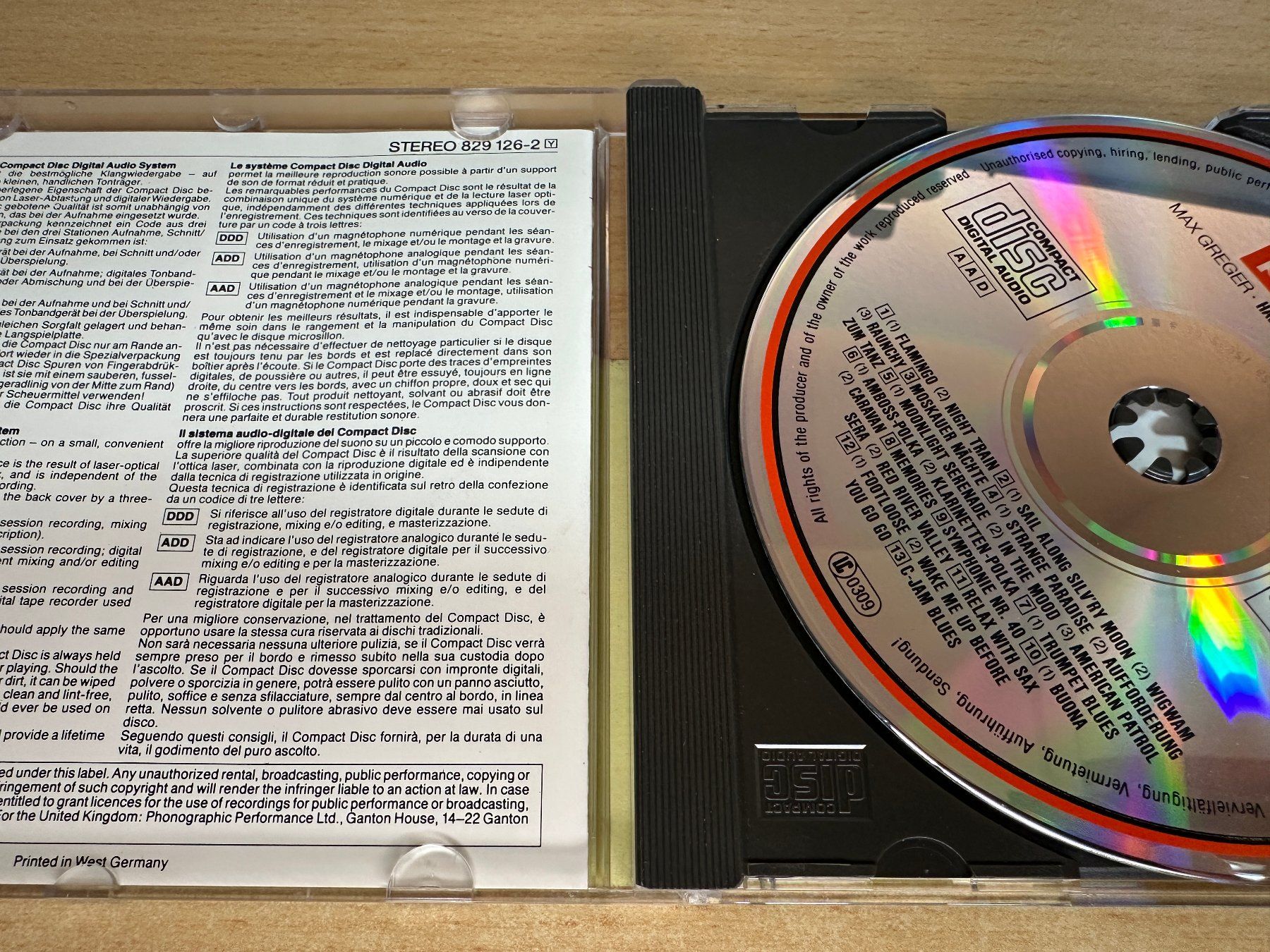 CD: T5  Max Greger – Hallo Max – Usato da Rikon im Tösstal venduto da Alpenmutz 2