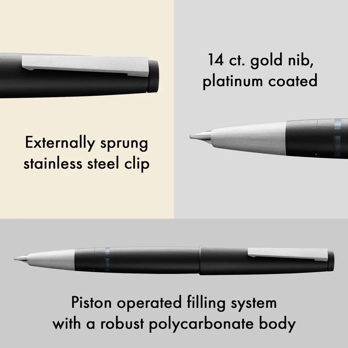 Lamy Stylos & Marker: Füllfederhalter Lamy 2000 – Neuf (Voir description) à Schmitten FR par 06gialon 3