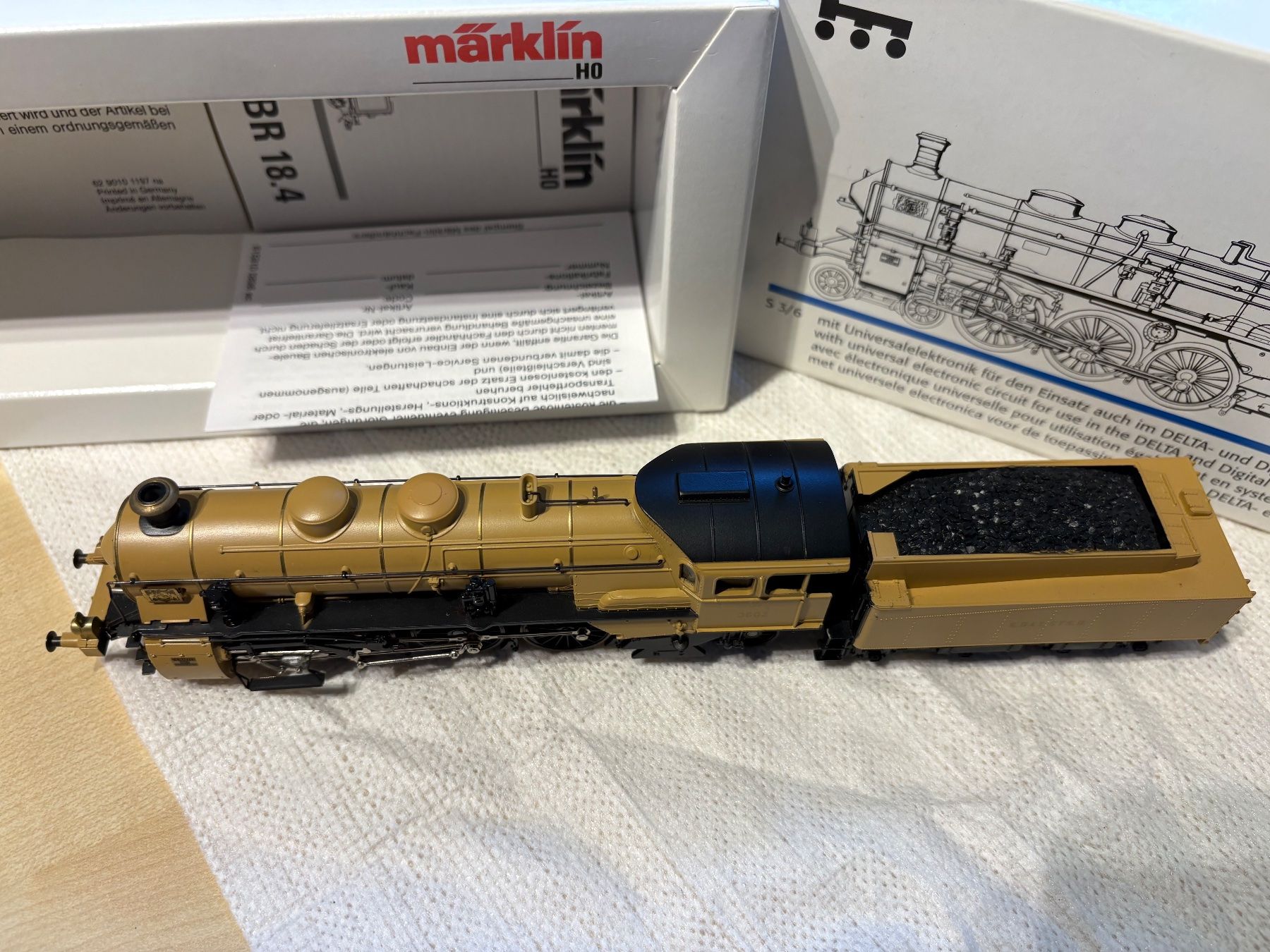 Märklin Modellini di ferrovie: Maerklin 33185 S3/6 – Nuovo e nell'imballaggio originale da Corcelles Payerne venduto da Pierre66 1