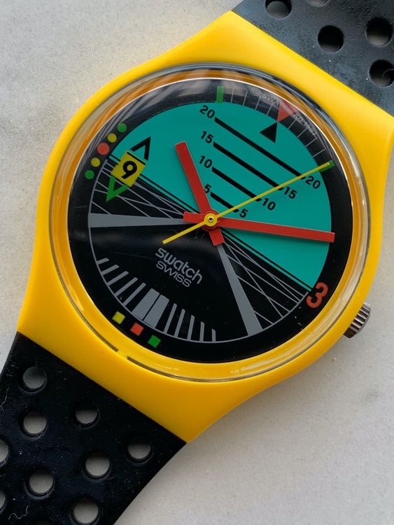 Vintage Swatch Follow popular Me GJ101 1987