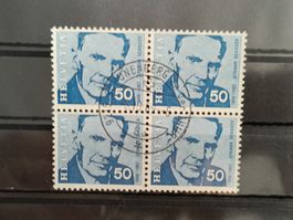 1969 Othmar Schoeck Viererblock Vollstempel