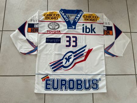 Kloten Flyers Trikot / # 33 Kimmo Rintanen / Grösse M