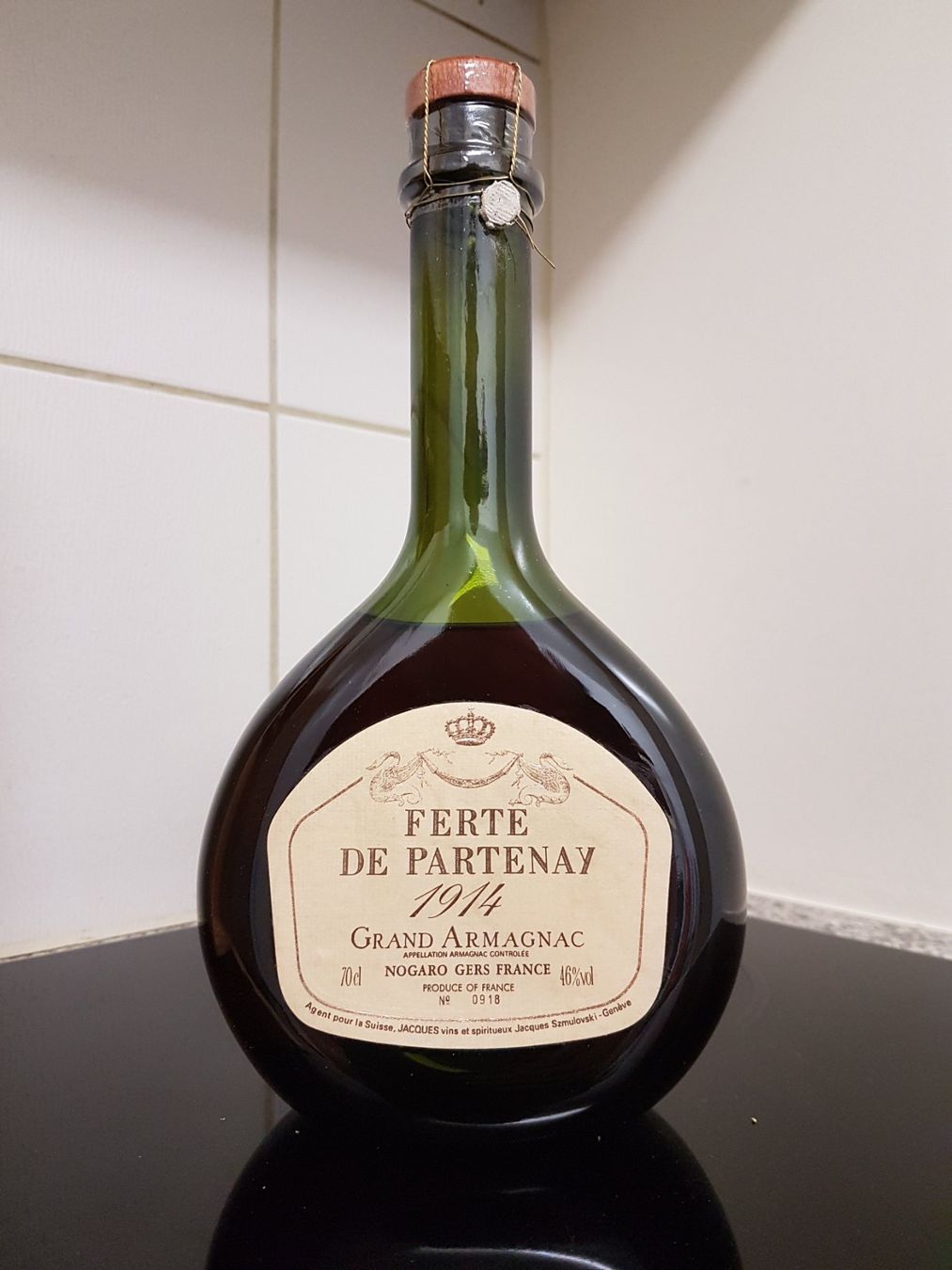 Bevande alcoliche: Ferte de Partenay  1914   Grand Armagnac – Nuovo (secondo la descrizione) da Grenchen venduto da poggione 1