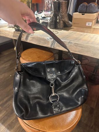 Sac à main noir cuir MNG - style chic décontracté 🖤