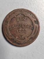 Münze 1 Kreuzer 1772 G mit Wappen Österreich