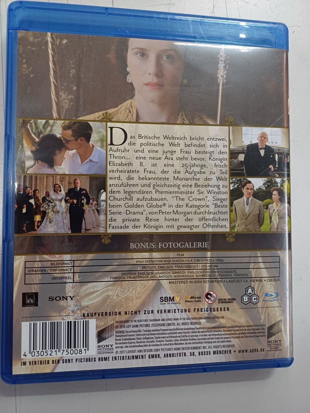 Alle DVDs: The Crown - Staffel 1 - Blu-Ray – Gebraucht aus Lommiswil von Upa 1