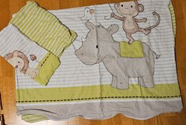 Neue Baby Kinder Bettwäsche 70x140cm aus Baumwolle