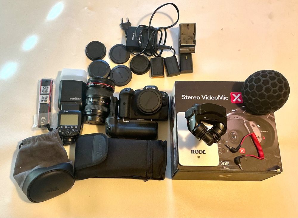 Canon EOS R6 Set nur3000Auslösungen+Rode Stereo VideoMic X (Gebraucht ...