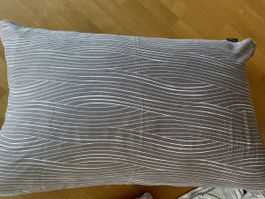 2 Bettwäsche-Sets gestreift braun weiss modern Baumwolle