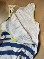 Gigoteuse Grobag rayée bleue et blanche, taille 110 cm