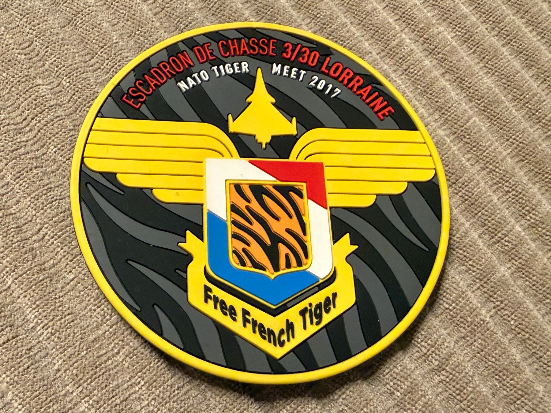 Schweizer Armee Plaketten & Abzeichen: Badge Nato Tiger Meet NTM 2017 – Gebraucht aus Brütten von Hst1