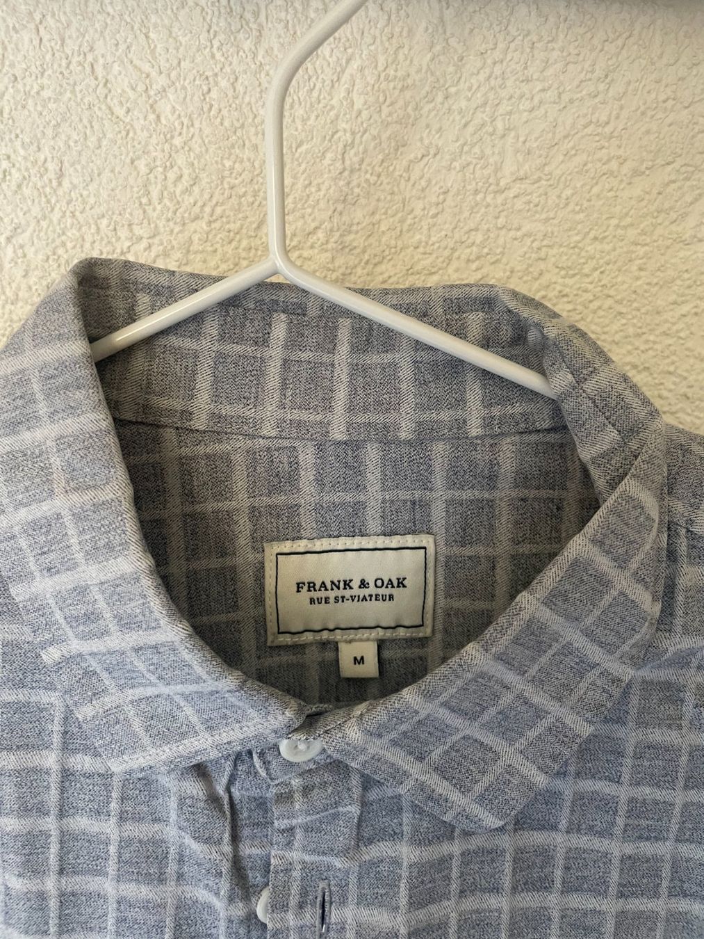 Camicie: Frank & Oak checked grey shirt M – Usato da Lausanne venduto da amaury.h 1