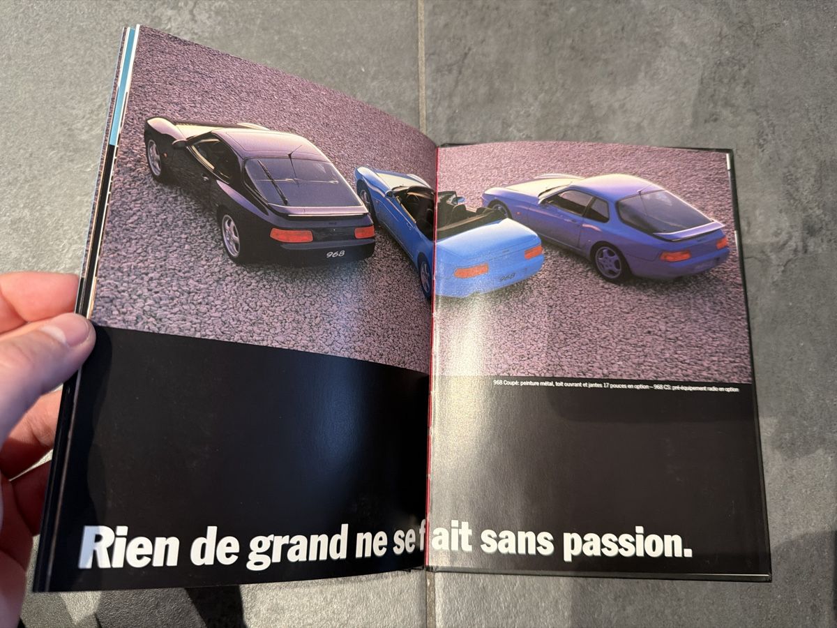 Porsche Documenti: Broschüre: Porsche 968 – Usato da Wolfwil venduto da Rolex1 2