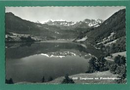 Lungernsee mit Wetterhorngruppe, 1955, gelaufen