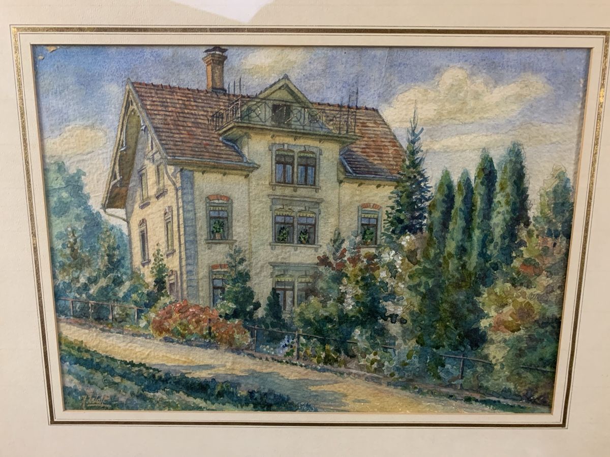 Dipinti: H. WOLF gutes Aquarell – Usato da Wolfhalden venduto da SecondAntique 1