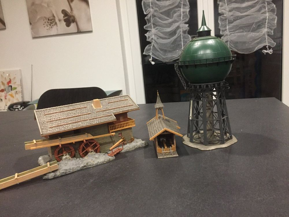 Maquette à Construire Château D'eau Faller 120213 - Échelle 1/87 (H0) - Pour Réseau Ferroviaire Ou Diorama