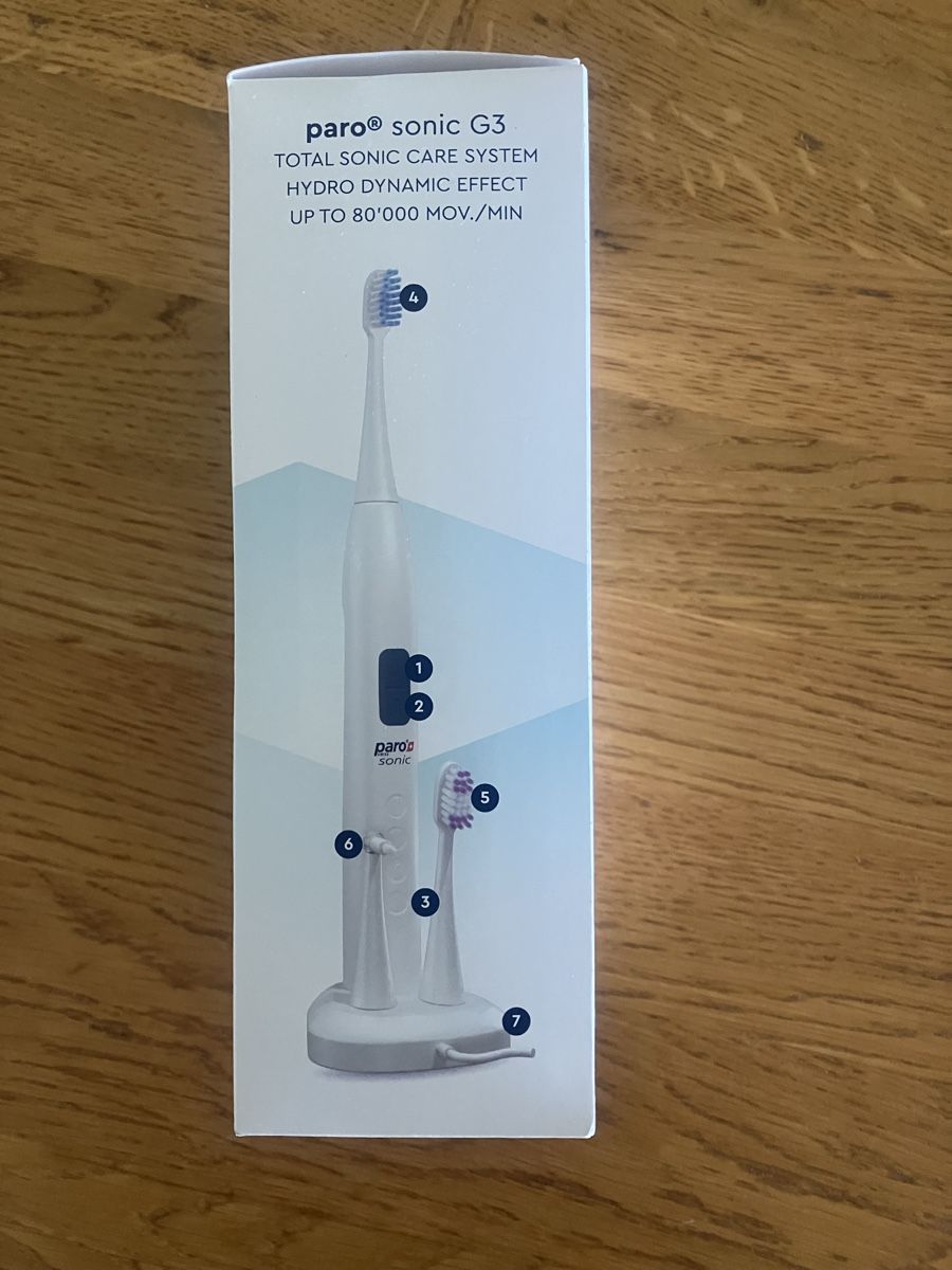 Cura dei denti: paro sonic G3 hydrodynamische Schallzahnbürste – Nuovo e nell'imballaggio originale da Rüti ZH venduto da mon_nh6x 1