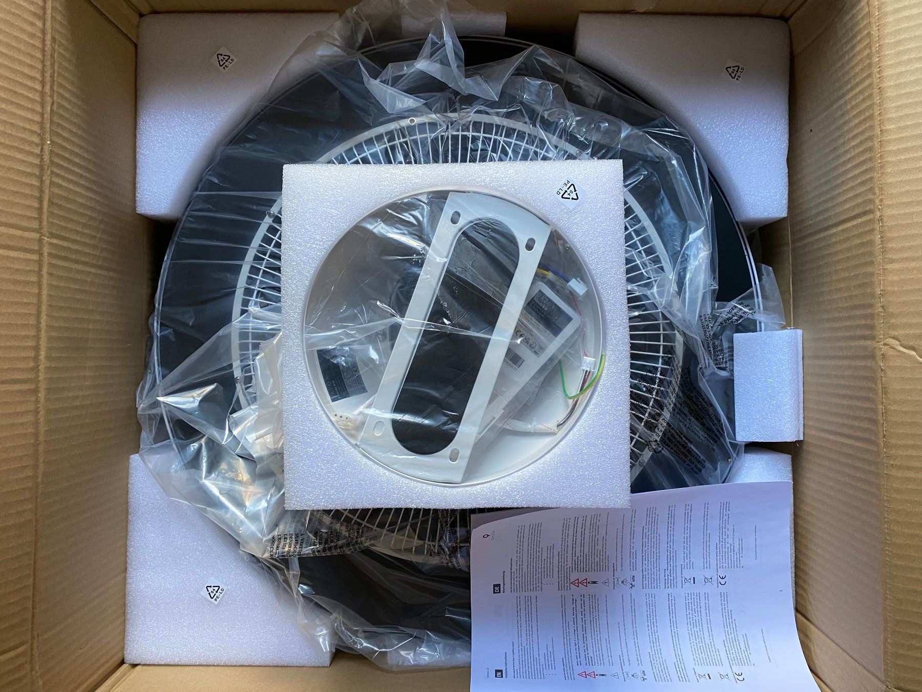Lampade: LED Deckenventilator QAZQA 60cm dimmbar – Nuovo e nell'imballaggio originale da Zürich venduto da LUIS-B 4