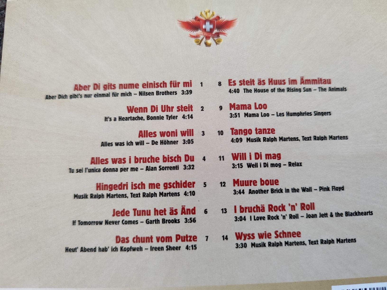 CD: CD, Partykracher Mundart,  – Usato da Madiswil venduto da marmotte63 2