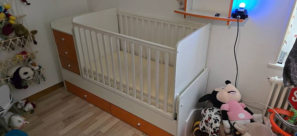 Letti: Lit bébé/enfant modulable, avec tiroirs et matelas – Usato da Grandcour venduto da Yox 1