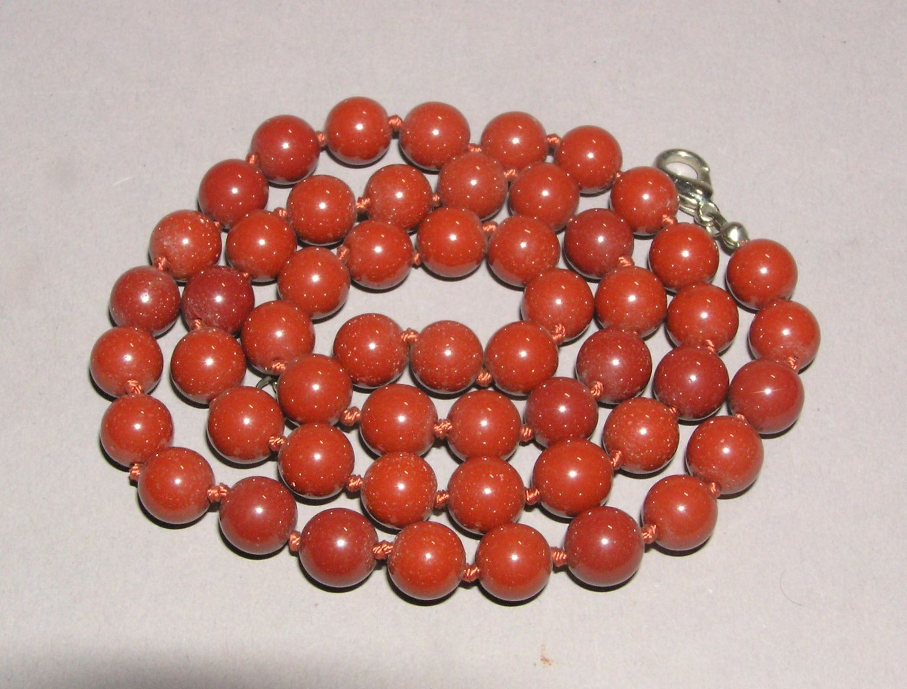 Catenine: HALSKETTE ROTER JASPIS – Nuovo (secondo la descrizione) da Grenchen venduto da Antique-hunter 3