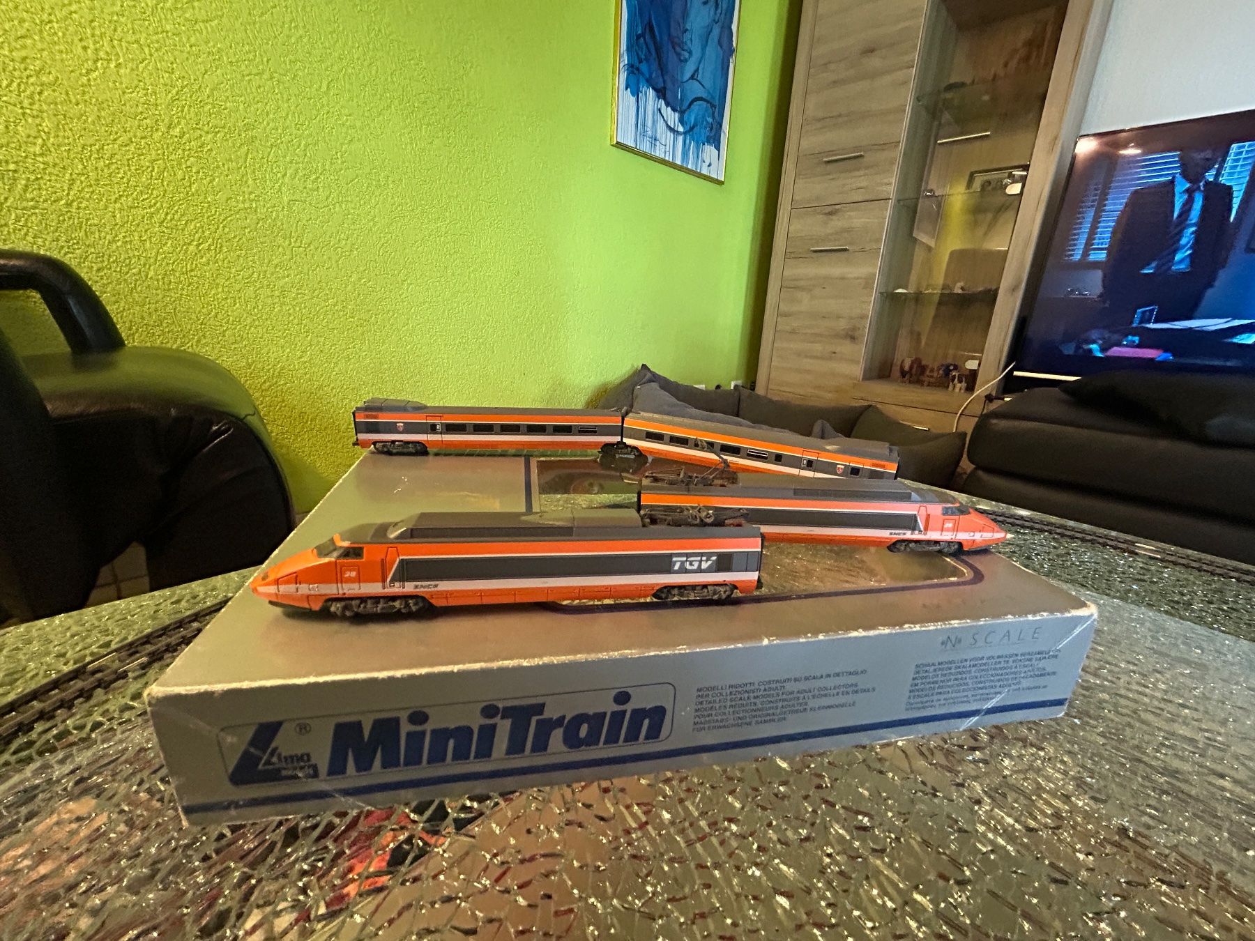 Lima Trains électriques: Lima Mini Train TGV SNCF Spur N analog – D'occasion à Salvenach par Ricardo3280