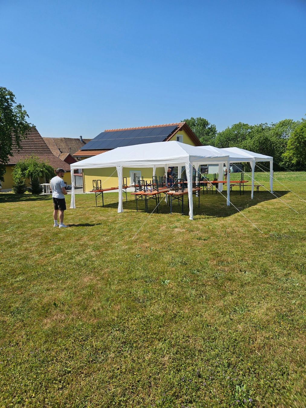 Gonser Zelte & Pavillons: Pavillon 3 x 6 m weiss – Gebraucht aus Endingen von DariD